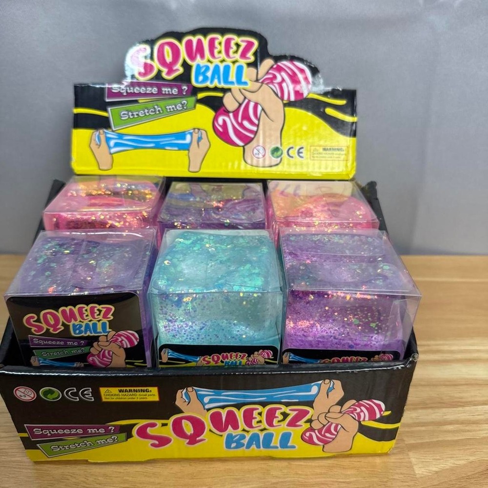 Squishy Brand Squeez Ball Glitter Squishy